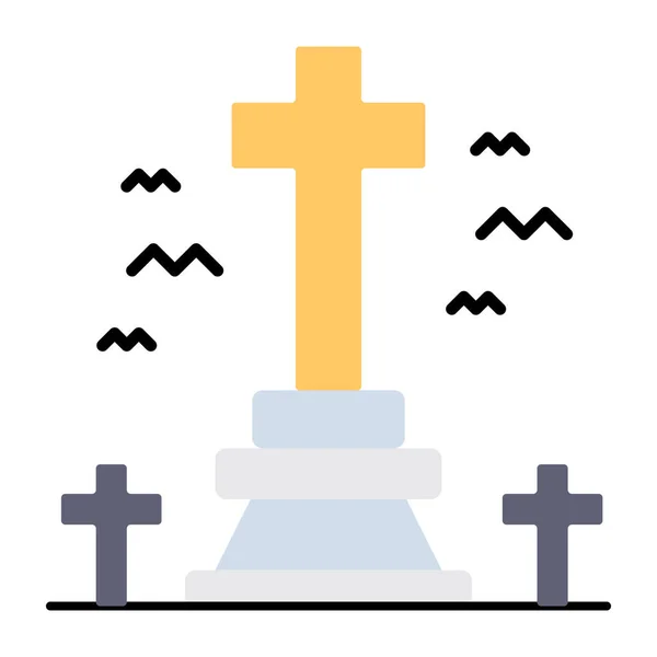 Premium Download Icon Tombstone — стоковый вектор