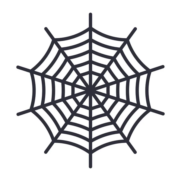 Icono Diseño Moda Spiderweb — Vector de stock