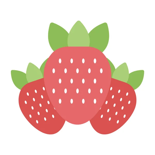 Unique Design Icon Strawberries — Stock Vector
