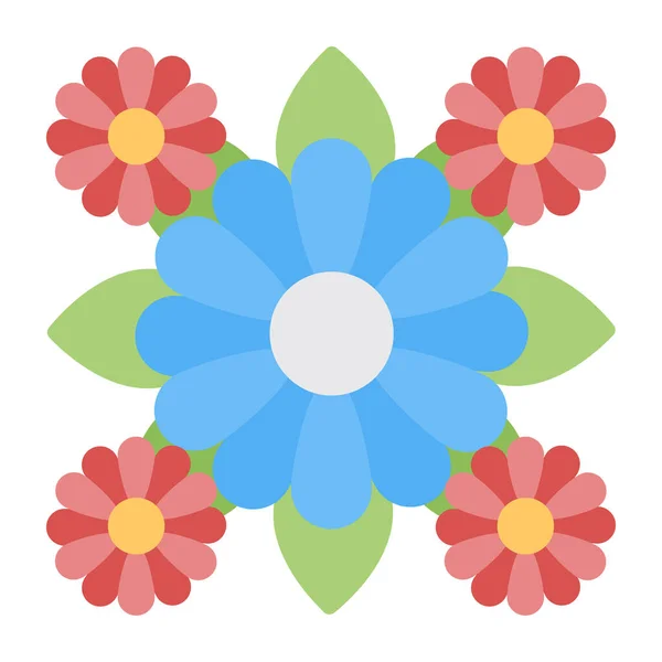 Піктограма Спа Квітки Плоскому Дизайні — стоковий вектор