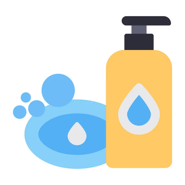 Flat Design Icon Hand Wash Accessories — Stock Vector
