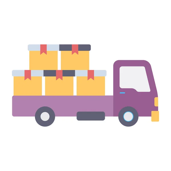 Premium Download Icon Cargo Truck — стоковый вектор