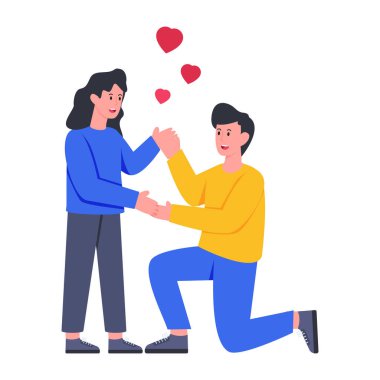 Sevgililer günü kutlama Romantik Çift