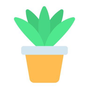 Çiçek saksısının güzel bir tasarım simgesi