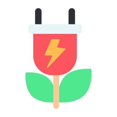 Eko dolgusunun kavramsal düz tasarım simgesi