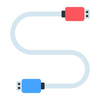 Veri kablosunun mükemmel tasarım simgesi