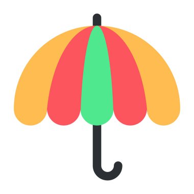 Düz tasarım sigorta ikonu