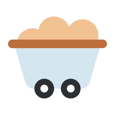 Kömür arabasının simge tasarımı