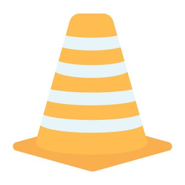 Trafik konisinin mükemmel tasarım simgesi