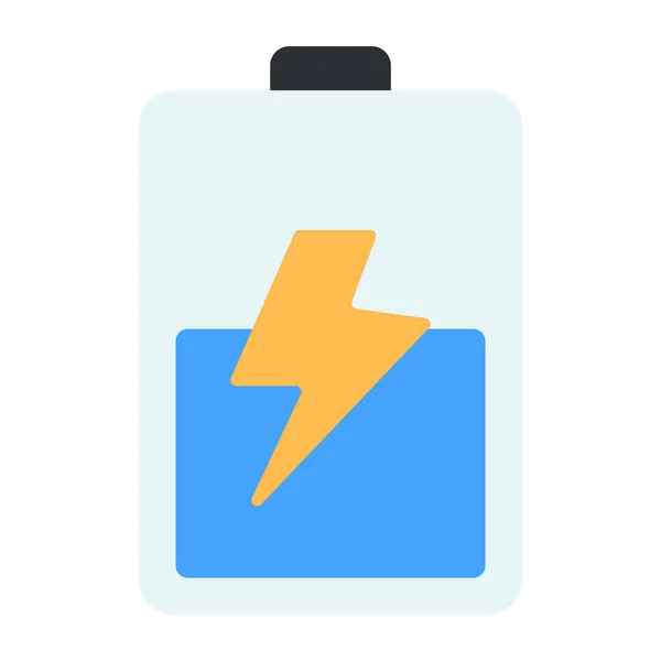 Modern Design Icon Battery Charging — Stock Vector