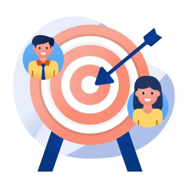 Ticari hedefin moda tasarım simgesi