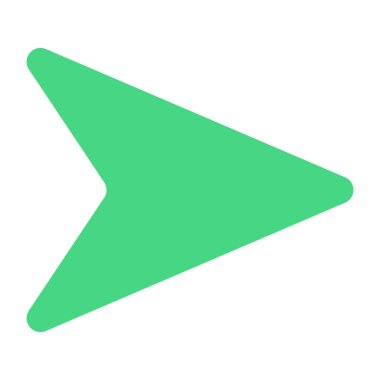 Mükemmel bir ok tasarım simgesi 