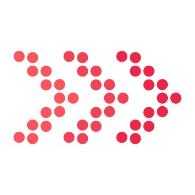 Mükemmel bir ok tasarım simgesi 