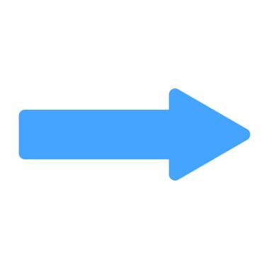 Mükemmel bir ok tasarım simgesi 