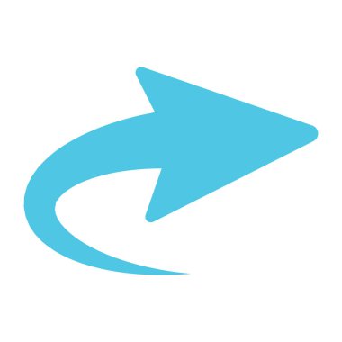 Mükemmel bir ok tasarım simgesi 