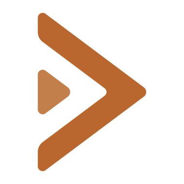 Mükemmel bir ok tasarım simgesi 