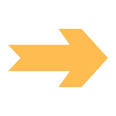 Mükemmel bir ok tasarım simgesi 