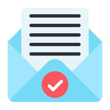 Doğrulanmış postanın premimium indirme simgesi