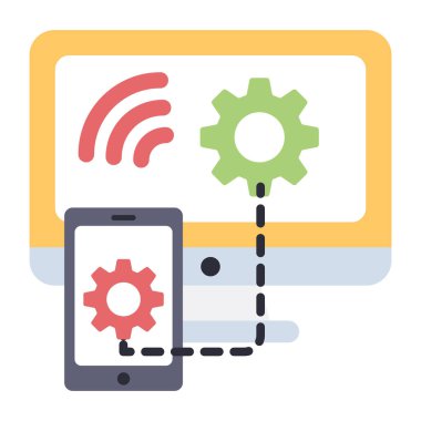 Bulut sunuculuğunun premimium indirme simgesi