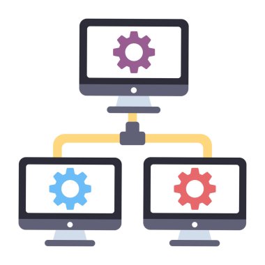 Bulut sunuculuğunun premimium indirme simgesi