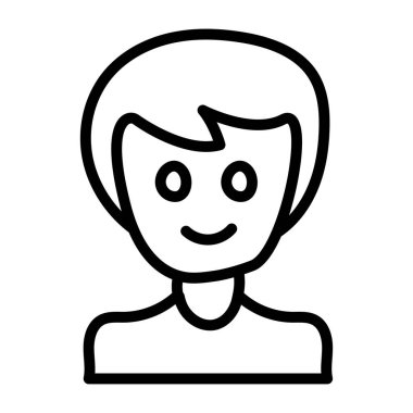 Bayanın doğrusal tasarım simgesi