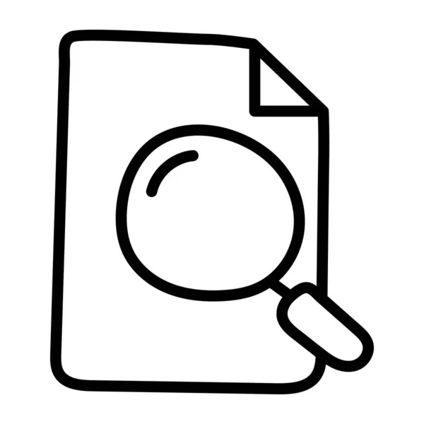 ファイルのアウトラインデザインアイコン — ストックベクタ