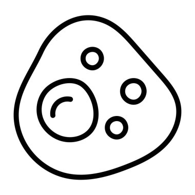 Lezzetli bir yumurta ikonu.