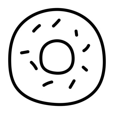 Donut simgesi, düzenlenebilir vektör