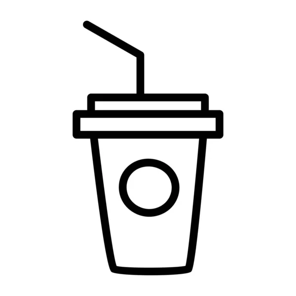 Икона Современного Дизайна Напитка Вынос — стоковый вектор