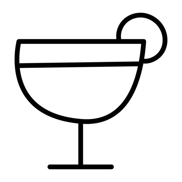 玻璃杯的流行设计图标 — 图库矢量图片