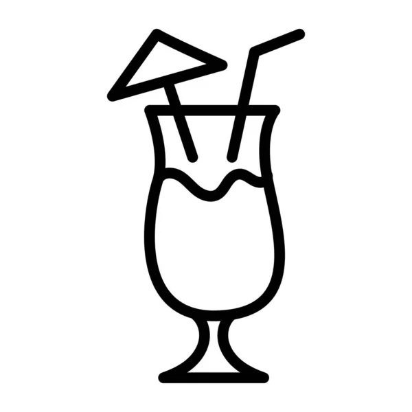 Trendy Design Icon Drink Glass — Stock Vector