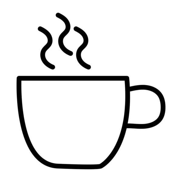 Icono Diseño Taza Caliente — Vector de stock