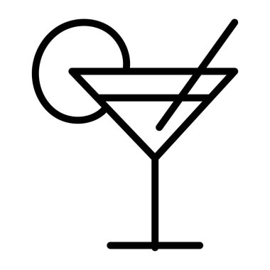 Birinci sınıf bir içki kadehi indirme simgesi