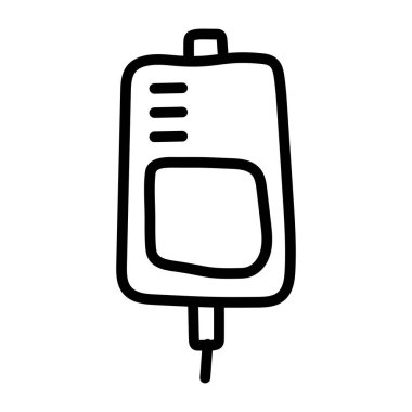 IV damlasının kavramsal doğrusal tasarım simgesi