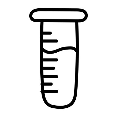 Kimyasal şişenin düzenlenebilir tasarım simgesi