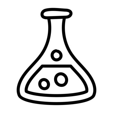 Kimyasal şişenin düzenlenebilir tasarım simgesi