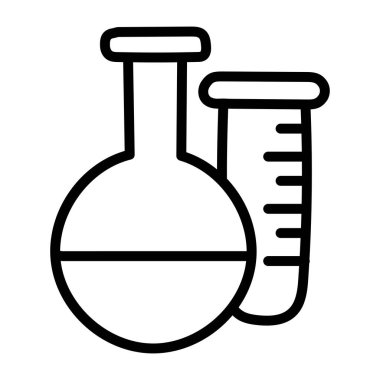 Kimyasal şişenin düzenlenebilir tasarım simgesi