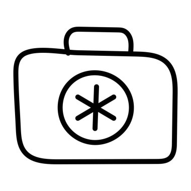 İlk yardım kitinin vektör tasarımı