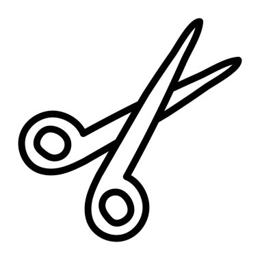 Makasın mükemmel tasarım simgesi, cerrahi araç