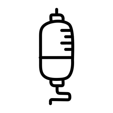 IV damlasının kavramsal doğrusal tasarım simgesi