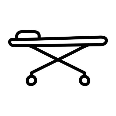 Hasta yatak ikonu, sedye tasarımı