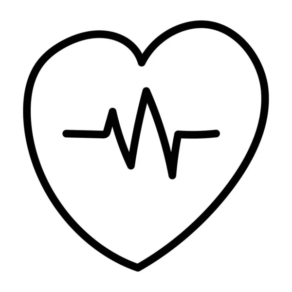 Icono Diseño Perfecto Corazón — Vector de stock