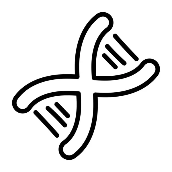 Dna Symbol Linearen Design — Stockvektor