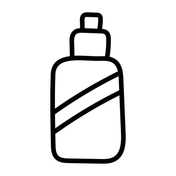 Контурная Иконка Аэрозольной Бутылки — стоковый вектор