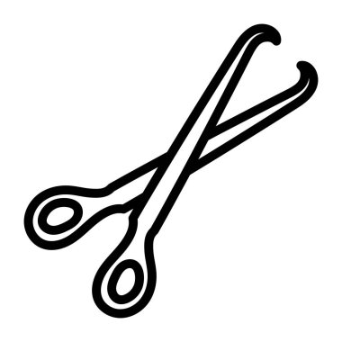 Cerrahi makasın premimium indirme simgesi