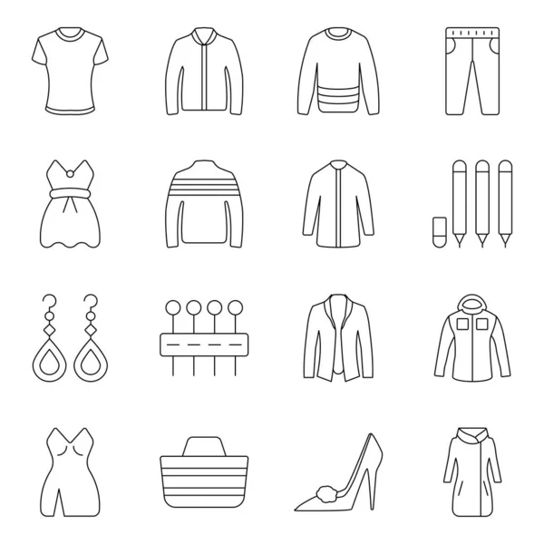 Эксклюзив Предназначенный Использования Качестве Идентичности Одежды Модных Брендов Иконки Доступны — стоковый вектор
