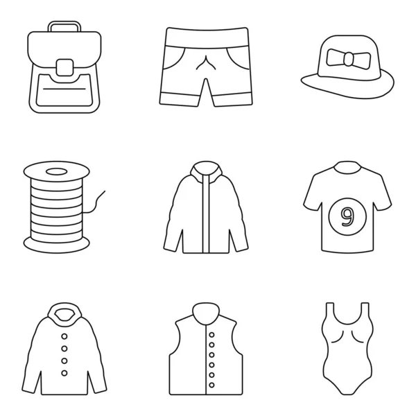 Exclusive Designed Use Identity Clothing Fashion Brands Icons Available Download — Stock Vector
