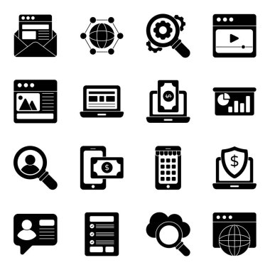 Bu e-ticaret vektörü dijital parayı çevrimiçi veri raporları, pazar eğilimleri ve analizleri ile gösterir. Finansal analiz ve iş analizi ile ilgili projeler için mükemmel bir görsel.