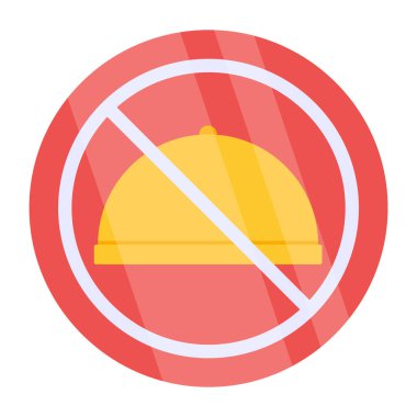 Yiyecek ikonu yok, oruç tutma kavramı