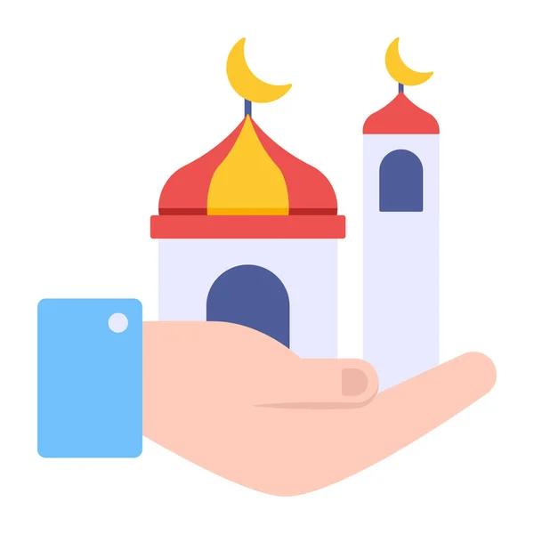Premium Λήψη Εικονίδιο Του Τζαμιού — Διανυσματικό Αρχείο